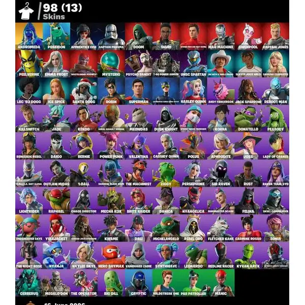 خرید اکانت فورتنایت کد 5326